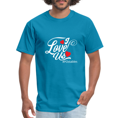 I Love Us W Unisex Classic T-Shirt - turquoise