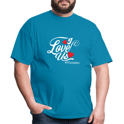 I Love Us W Unisex Classic T-Shirt - turquoise