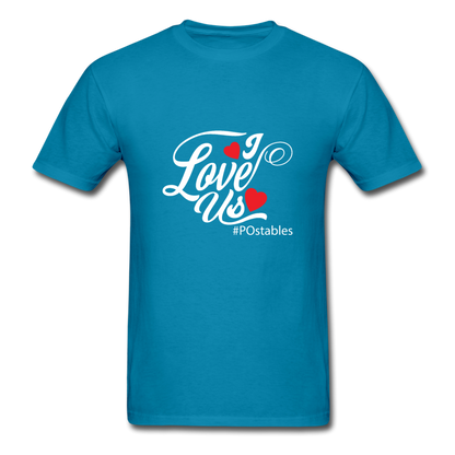 I Love Us W Unisex Classic T-Shirt - turquoise