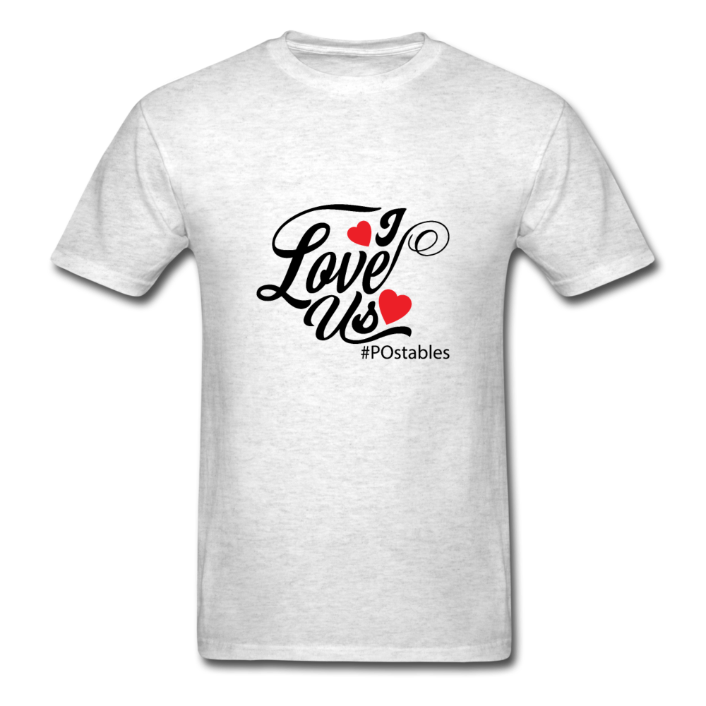 I Love Us B Unisex Classic T-Shirt - light heather gray