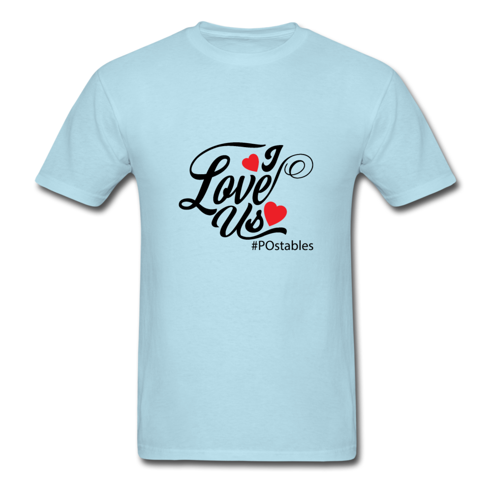 I Love Us B Unisex Classic T-Shirt - powder blue