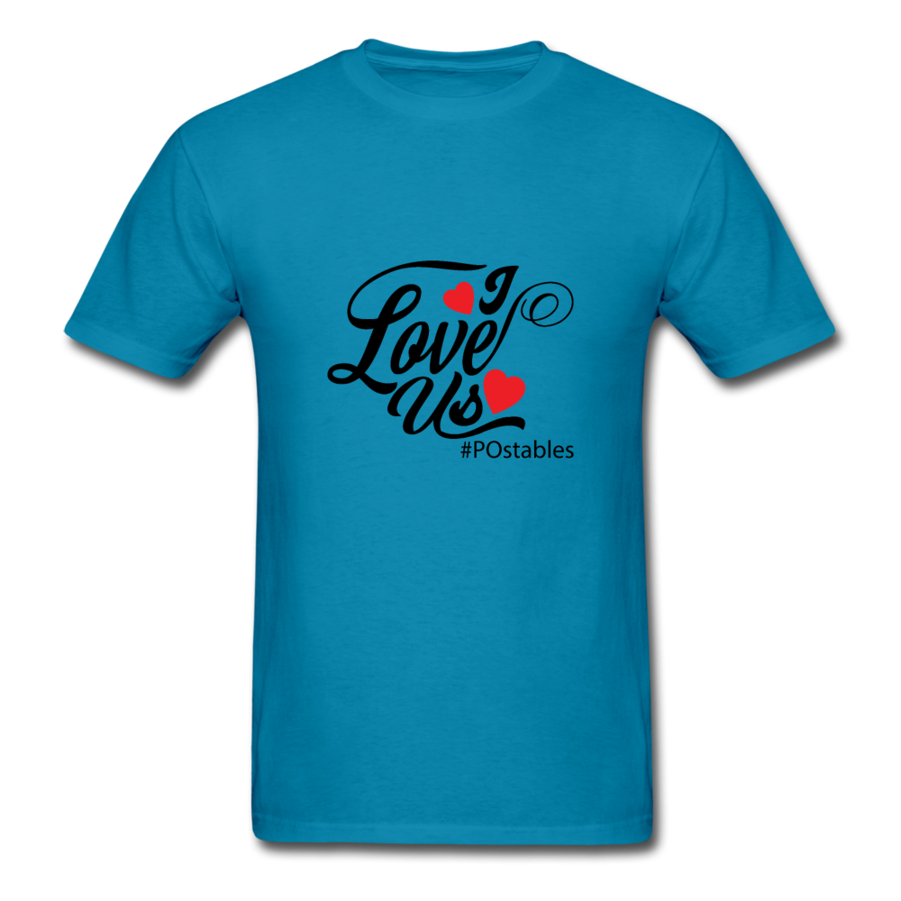 I Love Us B Unisex Classic T-Shirt - turquoise