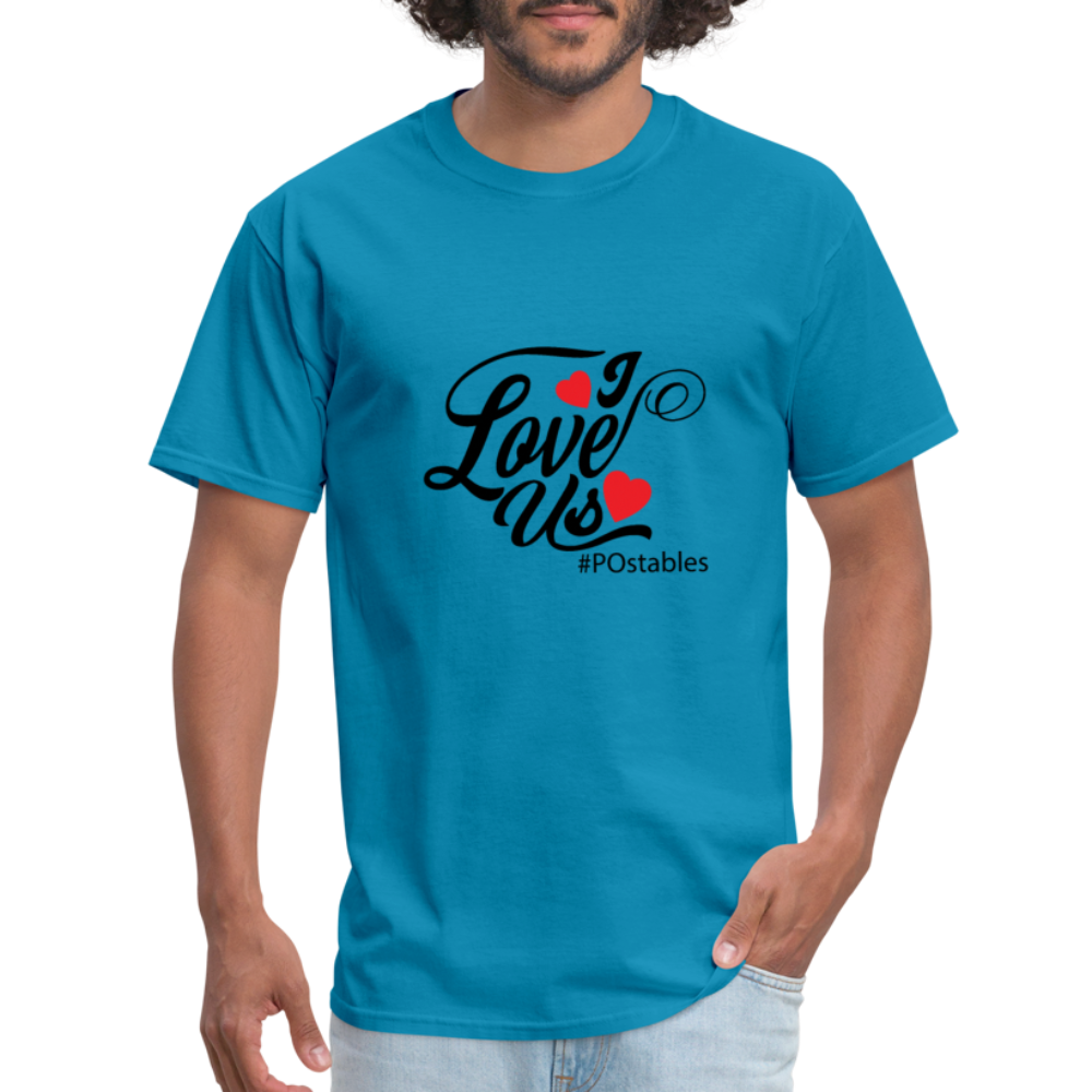 I Love Us B Unisex Classic T-Shirt - turquoise