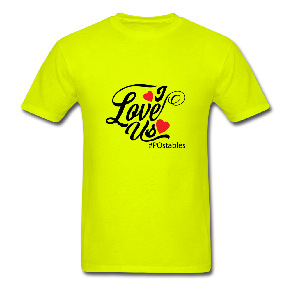 I Love Us B Unisex Classic T-Shirt - safety green