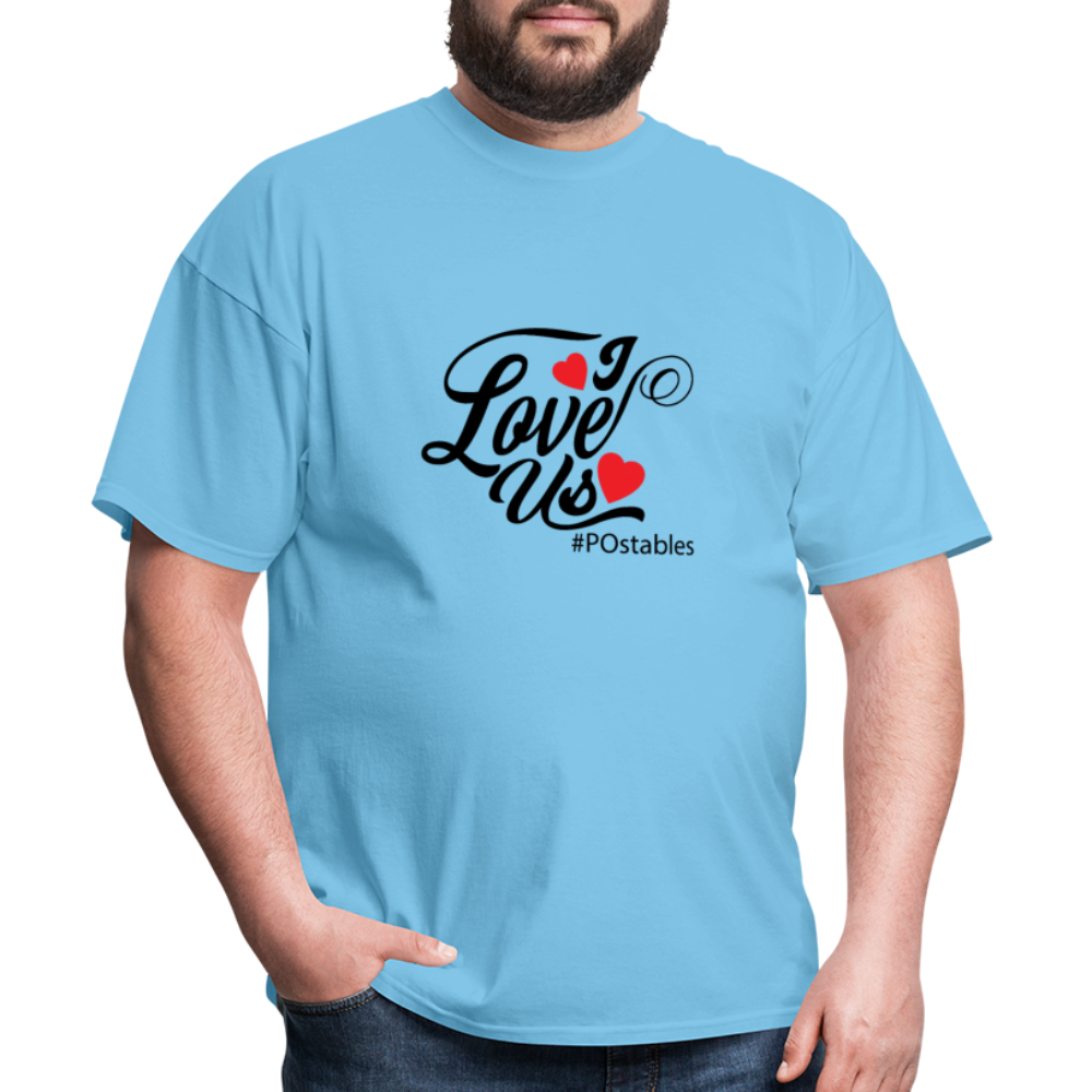 I Love Us B Unisex Classic T-Shirt - aquatic blue