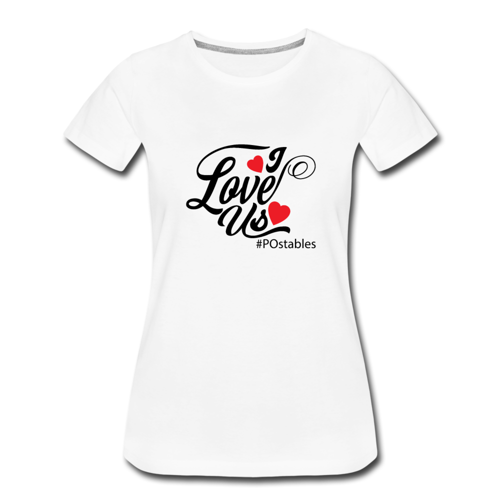 I Love Us B Women’s Premium T-Shirt - white