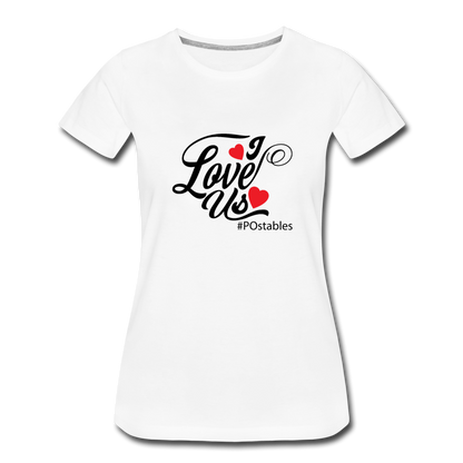 I Love Us B Women’s Premium T-Shirt - white