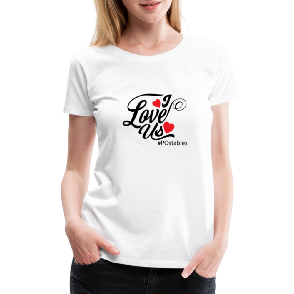 I Love Us B Women’s Premium T-Shirt - white