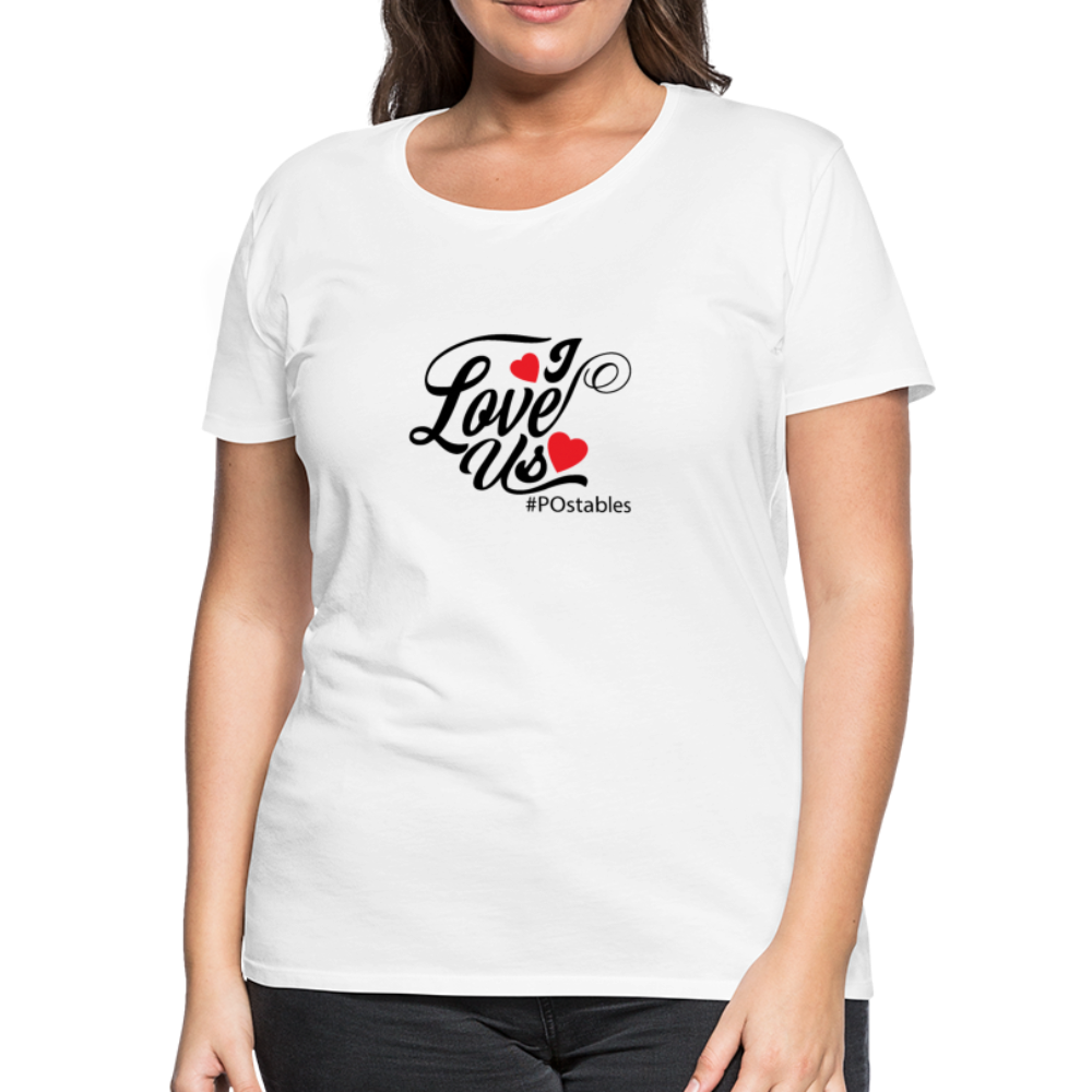 I Love Us B Women’s Premium T-Shirt - white