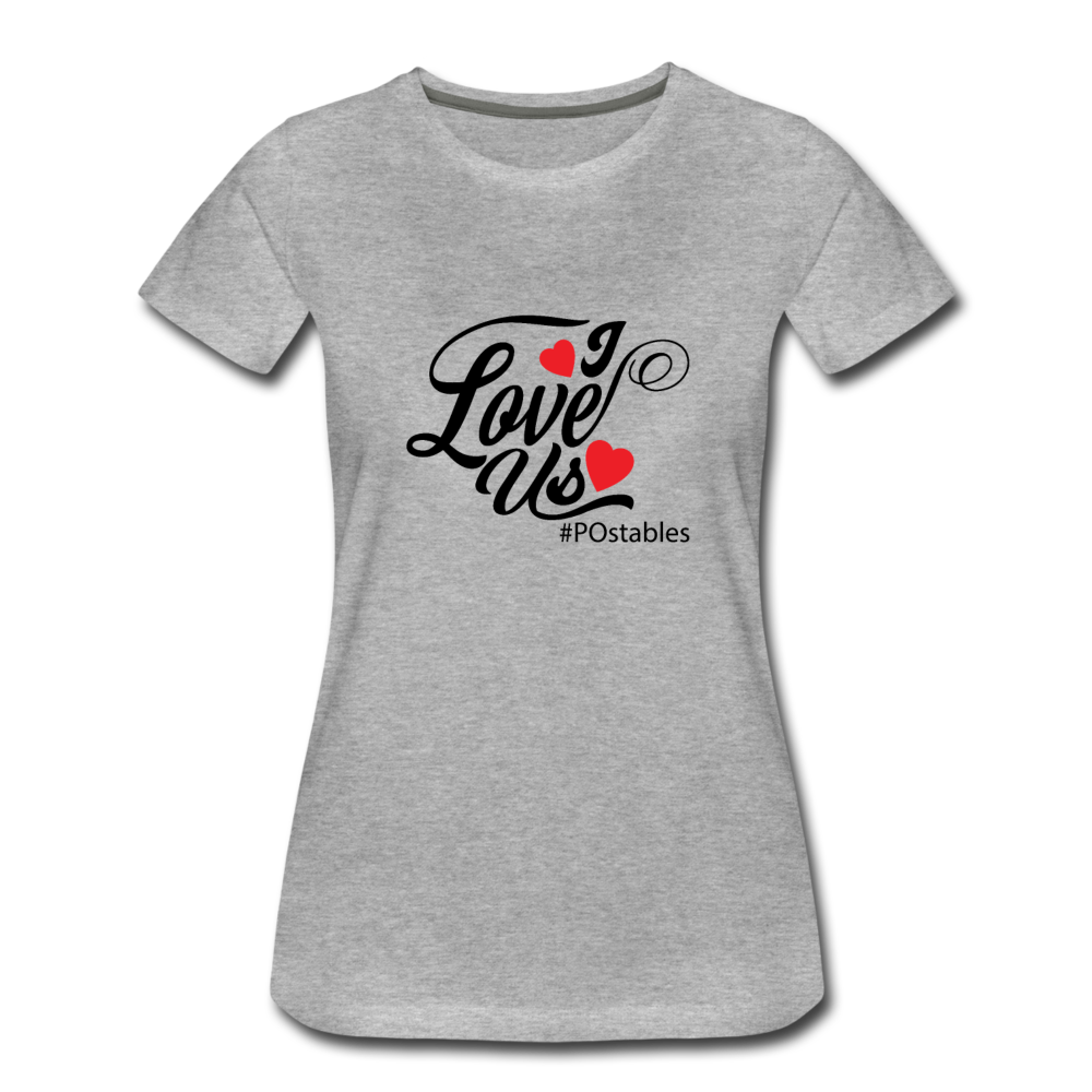 I Love Us B Women’s Premium T-Shirt - heather gray