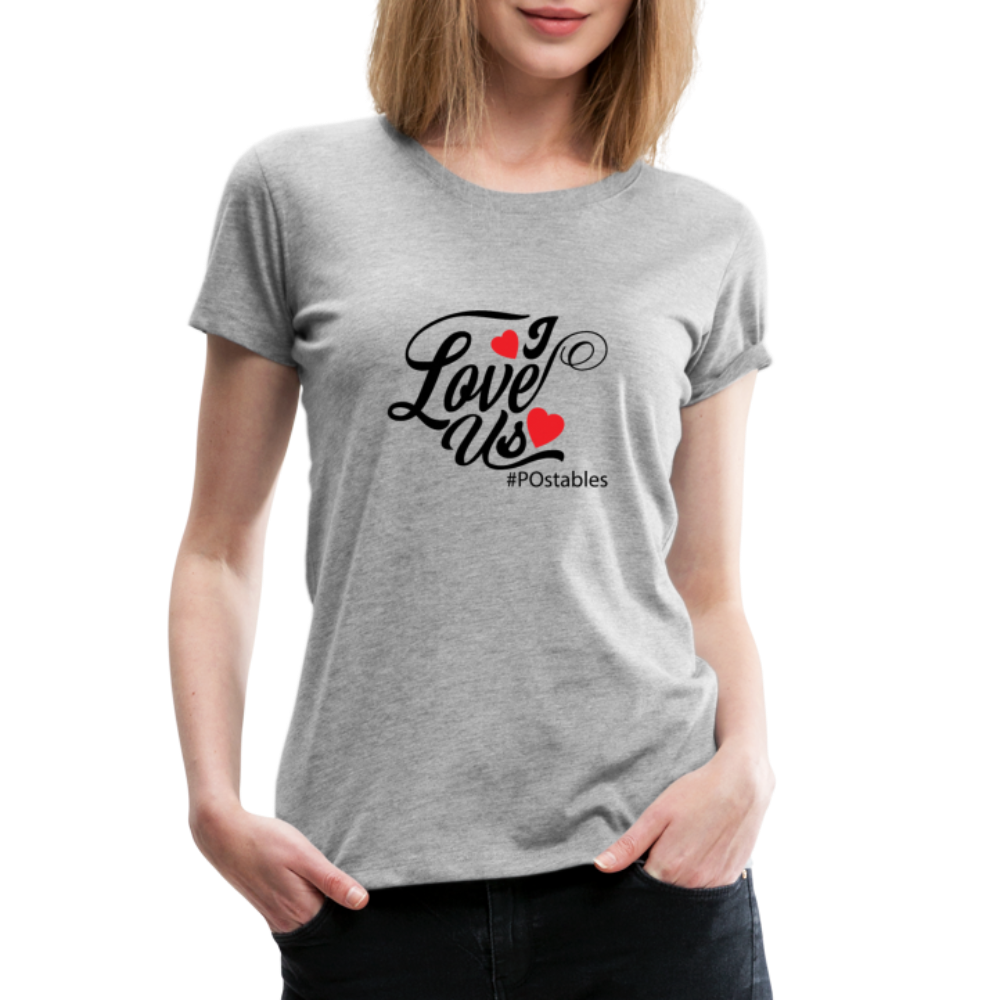 I Love Us B Women’s Premium T-Shirt - heather gray