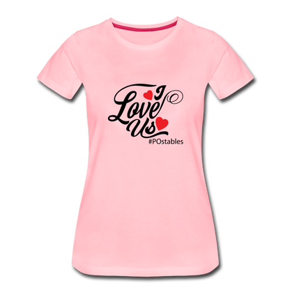 I Love Us B Women’s Premium T-Shirt - pink