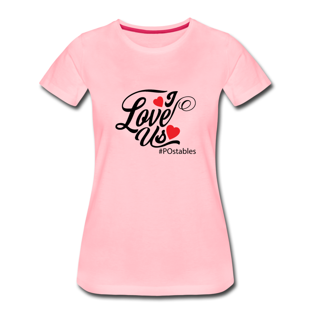 I Love Us B Women’s Premium T-Shirt - pink