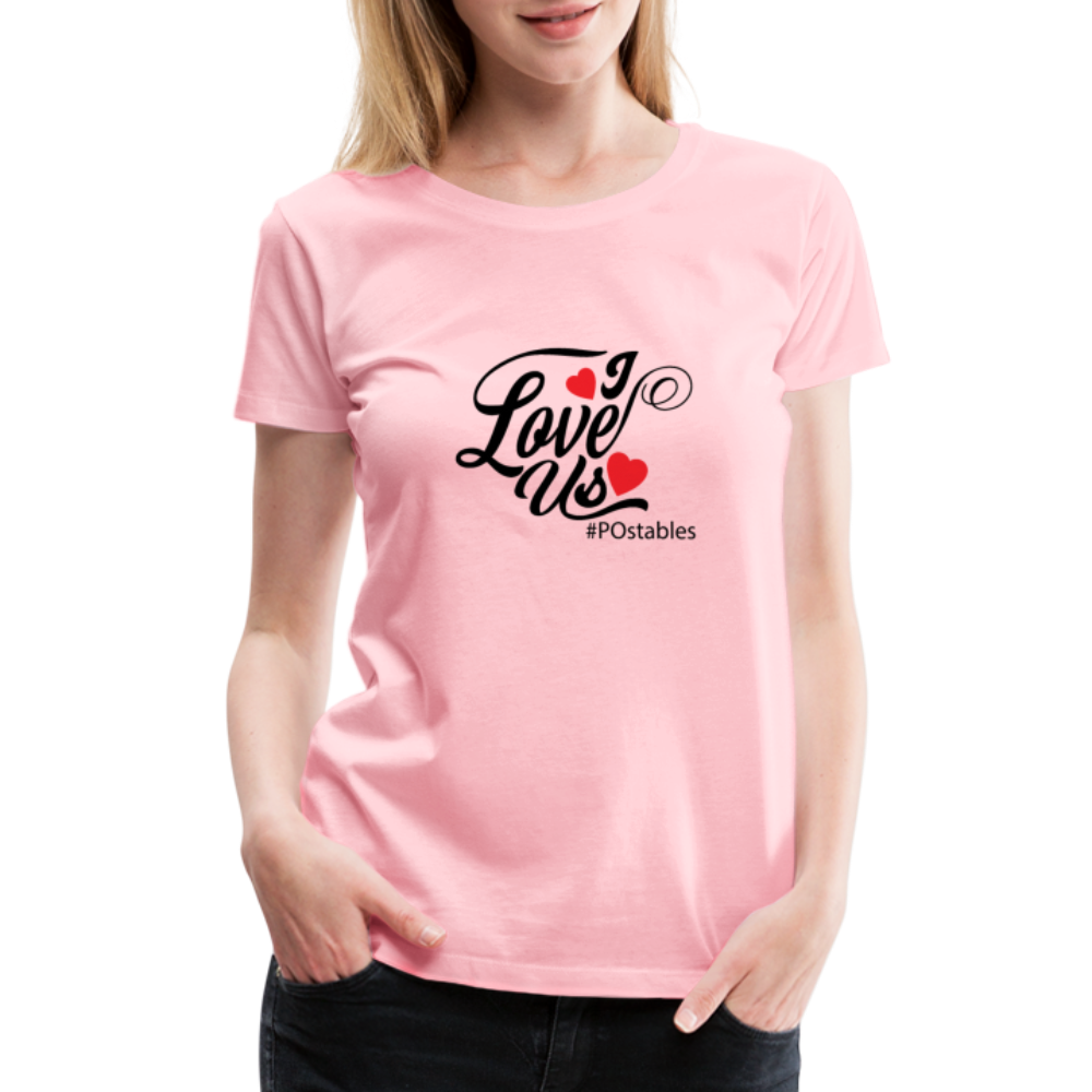 I Love Us B Women’s Premium T-Shirt - pink