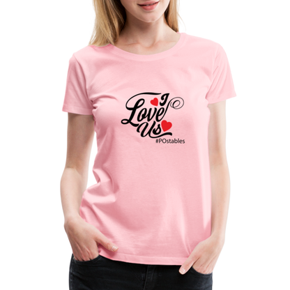 I Love Us B Women’s Premium T-Shirt - pink