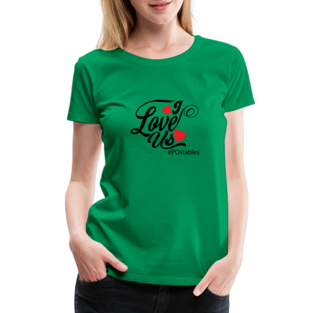 I Love Us B Women’s Premium T-Shirt - kelly green