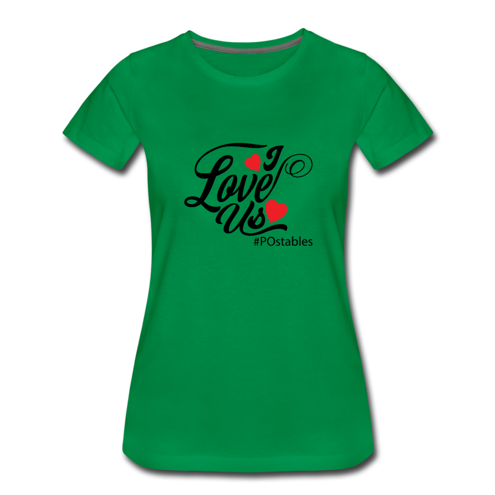 I Love Us B Women’s Premium T-Shirt - kelly green