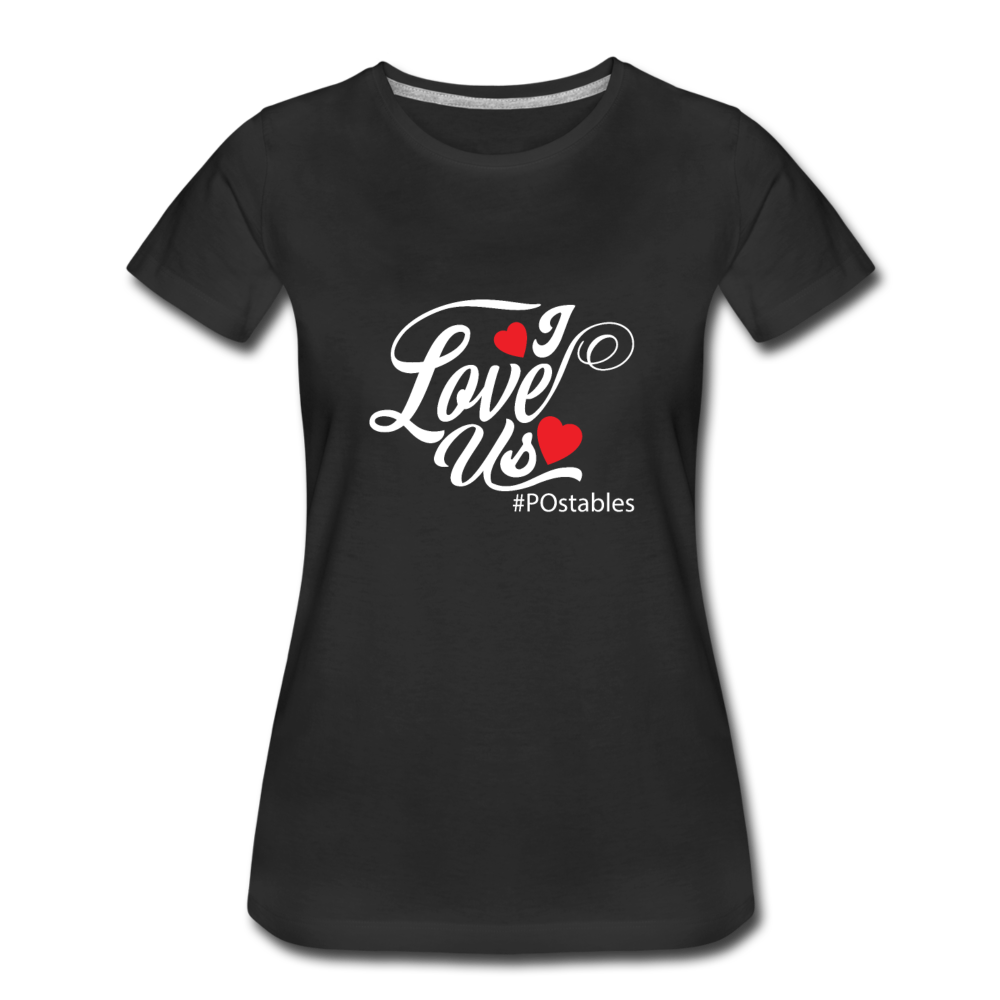 I Love Us W Women’s Premium T-Shirt - black