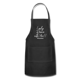 I Only Dance With You W Adjustable Apron - black