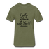 I Only Dance With You B Fitted Cotton/Poly T-Shirt by Next Level - heather military green