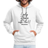 I Only Dance With You B Contrast Hoodie - white/gray