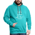 I Only Dance With You W Contrast Hoodie - scuba blue/asphalt