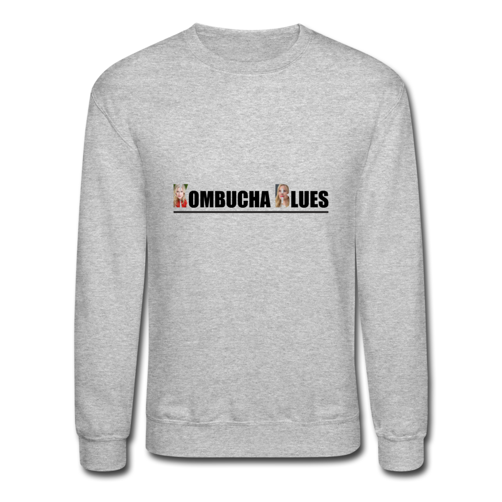 Kombucha Blues for Kristin Booth Crewneck Sweatshirt - heather gray