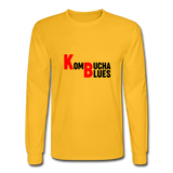 Kombucha Blues Men's Long Sleeve T-Shirt - gold