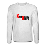 Kombucha Blues Men's Long Sleeve T-Shirt - light heather gray