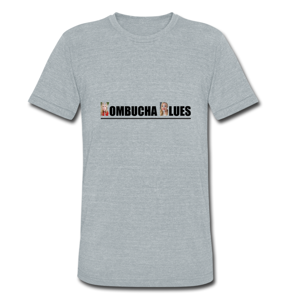 Kombucha Blues for Kristin Booth Unisex Tri-Blend T-Shirt - heather grey