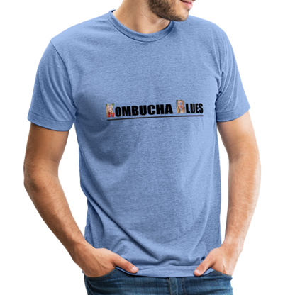 Kombucha Blues for Kristin Booth Unisex Tri-Blend T-Shirt - heather Blue