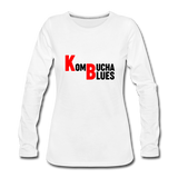 Kombucha Blues Women's Premium Long Sleeve T-Shirt - white
