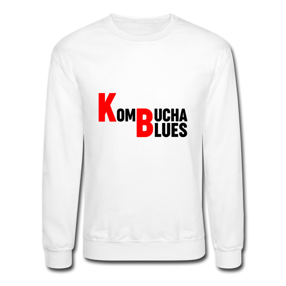 Kombucha Blues Crewneck Sweatshirt - white