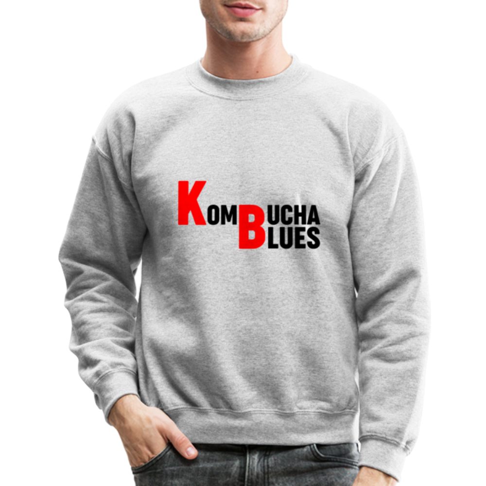 Kombucha Blues Crewneck Sweatshirt - heather gray