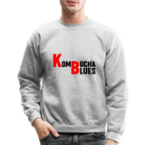 Kombucha Blues Crewneck Sweatshirt - heather gray