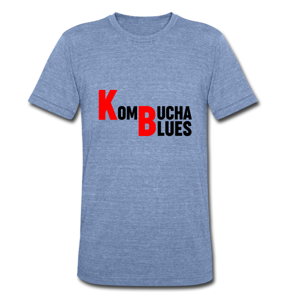 Kombucha Blues Unisex Tri-Blend T-Shirt - heather Blue