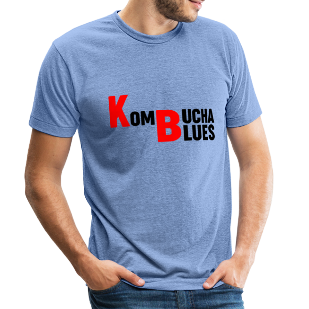 Kombucha Blues Unisex Tri-Blend T-Shirt - heather Blue