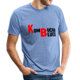 Kombucha Blues Unisex Tri-Blend T-Shirt - heather Blue