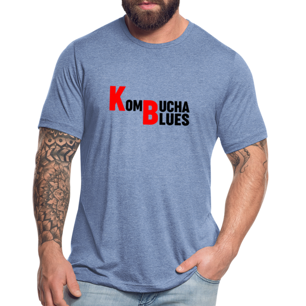 Kombucha Blues Unisex Tri-Blend T-Shirt - heather Blue