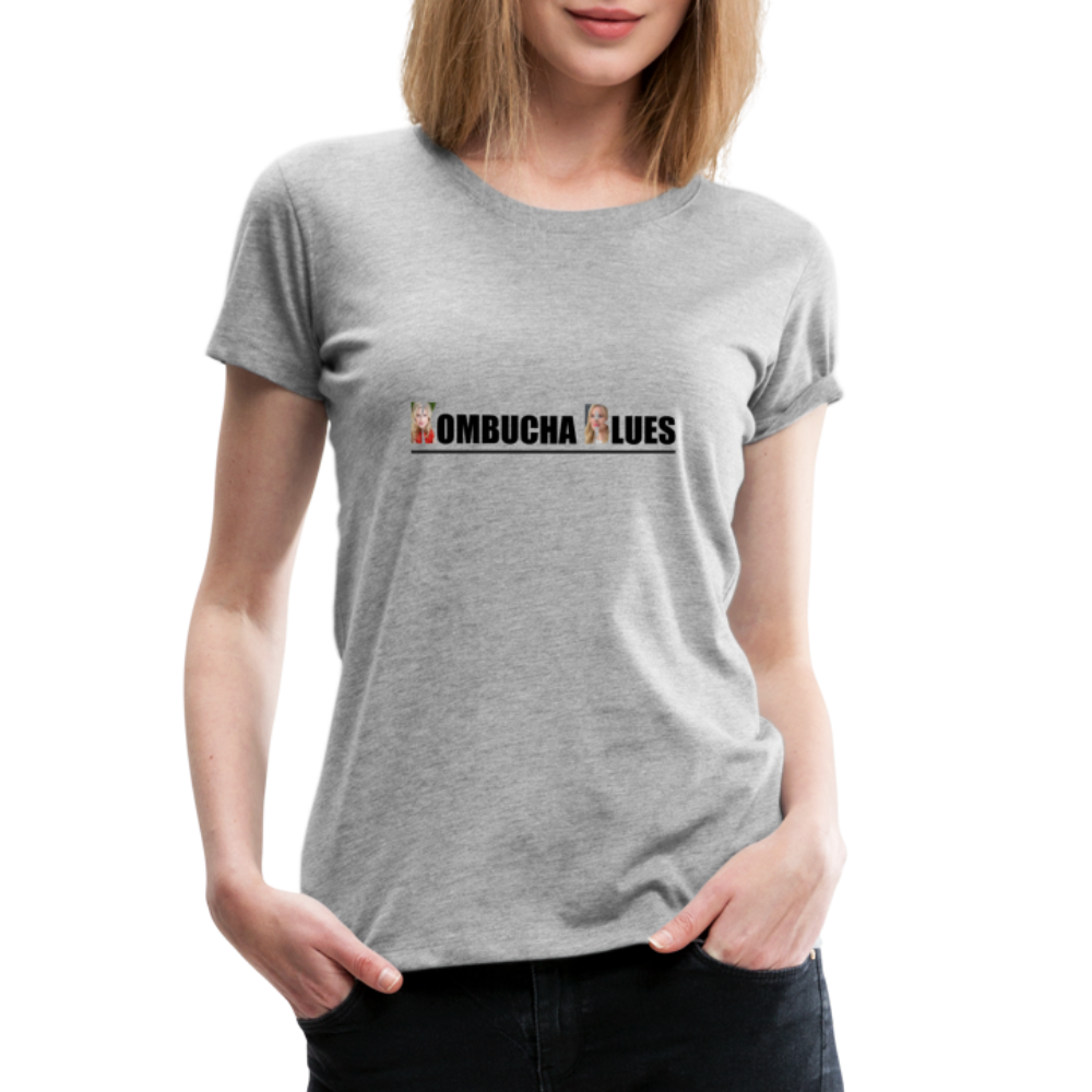 Kombucha Blues for Kristin Booth Women’s Premium T-Shirt - heather gray
