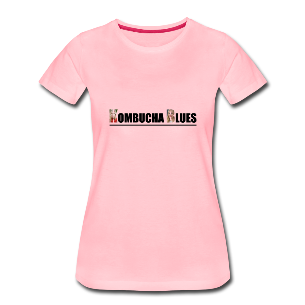 Kombucha Blues for Kristin Booth Women’s Premium T-Shirt - pink