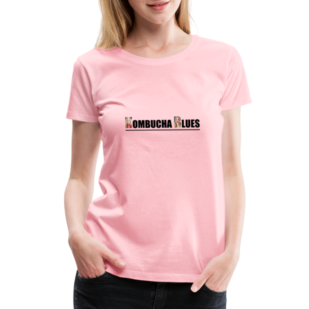 Kombucha Blues for Kristin Booth Women’s Premium T-Shirt - pink