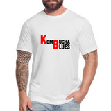 Kombucha Blues Unisex Jersey T-Shirt by Bella + Canvas - white