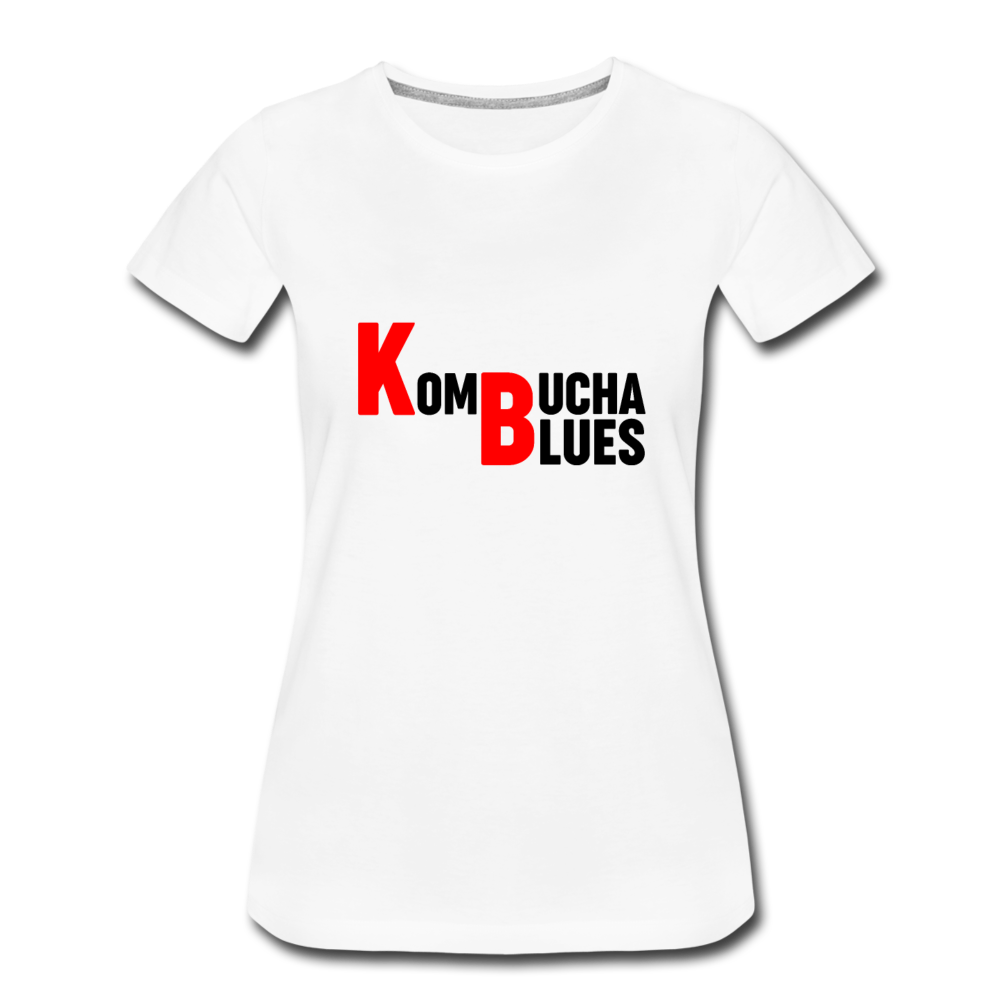 Kombucha Blues Women’s Premium T-Shirt - white