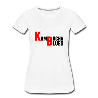 Kombucha Blues Women’s Premium T-Shirt - white