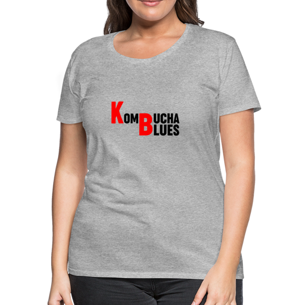 Kombucha Blues Women’s Premium T-Shirt - heather gray