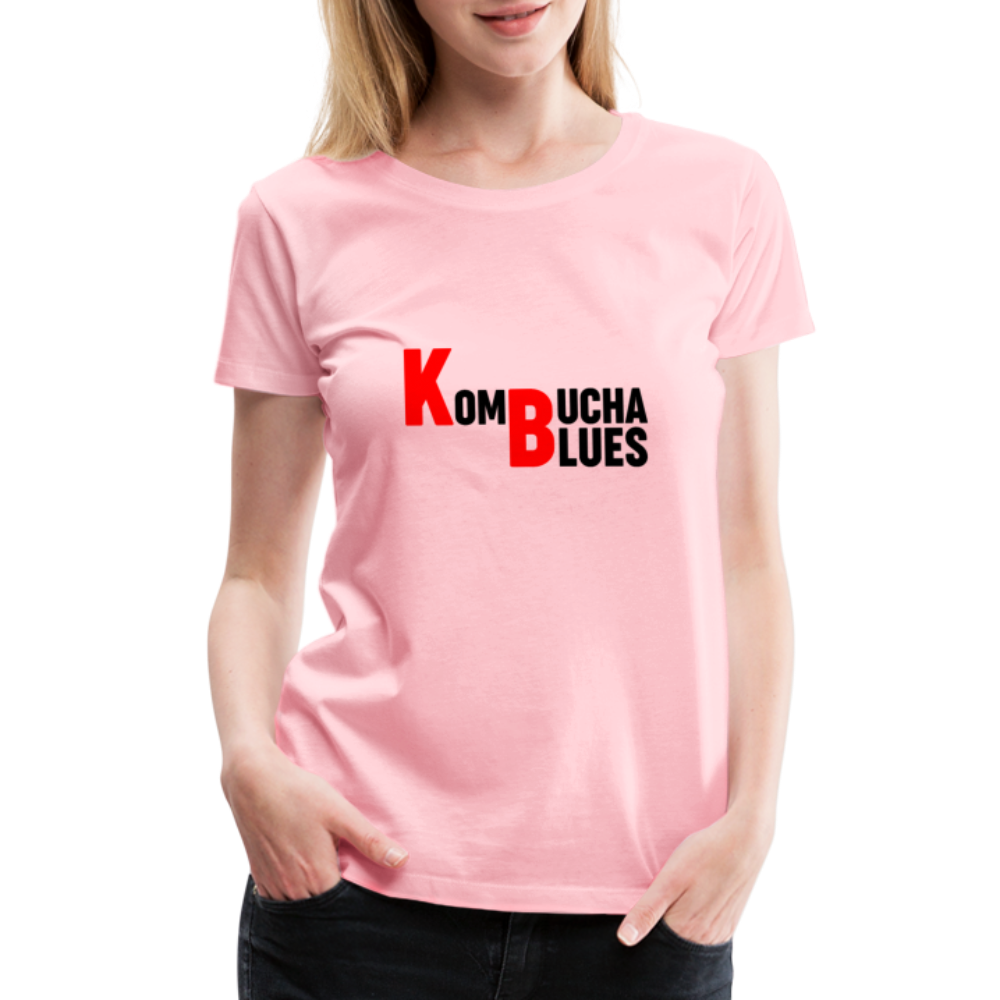 Kombucha Blues Women’s Premium T-Shirt - pink