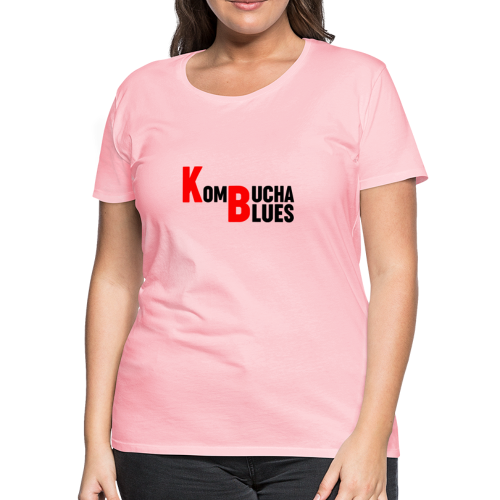 Kombucha Blues Women’s Premium T-Shirt - pink