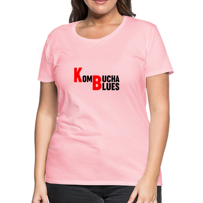 Kombucha Blues Women’s Premium T-Shirt - pink