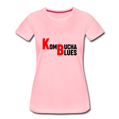 Kombucha Blues Women’s Premium T-Shirt - pink